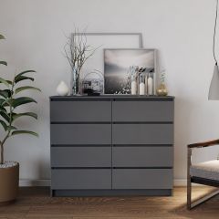 МОРИ МК 1200.8 Комод (графит) в Снежинске - snezhinsk.mebel24.online | фото