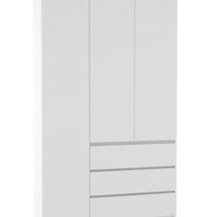 МОРИ МШ 1200.1 Шкаф (белый) в Снежинске - snezhinsk.mebel24.online | фото 2