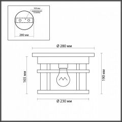Накладной светильник Odeon Light Virta 4044/1C в Снежинске - snezhinsk.mebel24.online | фото