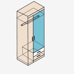 НИКА Н10з Шкаф для одежды в Снежинске - snezhinsk.mebel24.online | фото 4