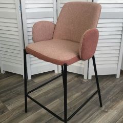 Полубарный стул NYX (H=65cm) VF109 розовый / VF110 брусничный М-City в Снежинске - snezhinsk.mebel24.online | фото