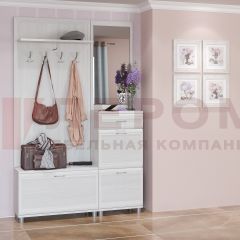 Прихожая Мелисса композиция 8 (Снежный Ясень) в Снежинске - snezhinsk.mebel24.online | фото