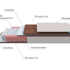 PROxSON Матрас Base M (Ткань Синтетический жаккард) 120x200 в Снежинске - snezhinsk.mebel24.online | фото 6