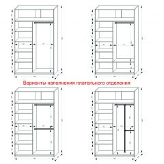 Шкаф-купе 1400 серии SOFT D1+D3+B2+PL1 (2 ящика+1штанга) профиль «Графит» в Снежинске - snezhinsk.mebel24.online | фото 7
