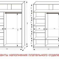 Шкаф-купе 1600 серии SOFT D1+D3+B2+PL1 (2 ящика+1штанга) профиль «Графит» в Снежинске - snezhinsk.mebel24.online | фото 6