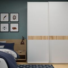 Шкаф-купе 1600 серии SOFT D6+D6+B2+PL3 (2 ящика+2штанги) профиль «Капучино» в Снежинске - snezhinsk.mebel24.online | фото 5