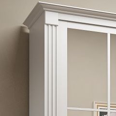 Шкаф-купе 1700 серии NEW CLASSIC K4+K4+B2+PL4 (2 ящика+F обр. штанга) профиль «Капучино» в Снежинске - snezhinsk.mebel24.online | фото 4