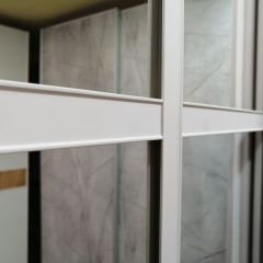 Шкаф-купе 1700 серии NEW CLASSIC K4+K4+B2+PL4 (2 ящика+F обр. штанга) профиль «Капучино» в Снежинске - snezhinsk.mebel24.online | фото 6