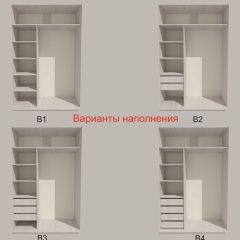 Шкаф-купе 1700 серии SILVER S4+S3Z+B2+PL1 (2 ящика+1 штанга) профиль «Серебро» в Снежинске - snezhinsk.mebel24.online | фото 5