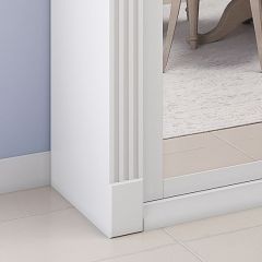 Шкаф-купе 2150 серии NEW CLASSIC K1+K1+K1+B22+PL4 (по 2 ящика лев/прав+F обр.штанга) профиль «Капучино» в Снежинске - snezhinsk.mebel24.online | фото 5