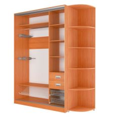 Шкаф-купе Элвис 1500 вариант 7 (Тройной ЛДСП/Тройной ЛДСП) в Снежинске - snezhinsk.mebel24.online | фото 3