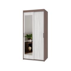 ТОМАС Шкаф-купе с зеркалом Шимо темный/светлый Т22 в Снежинске - snezhinsk.mebel24.online | фото