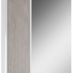 Шкаф-зеркало Uno 60 Дуб серый левый/правый Домино (DU1503HZ) в Снежинске - snezhinsk.mebel24.online | фото 2