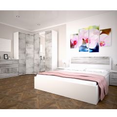Спальный гарнитур Сорренто EVO (модульный) в Снежинске - snezhinsk.mebel24.online | фото 3