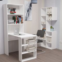 Стеллаж Элемент-1 (белый) в Снежинске - snezhinsk.mebel24.online | фото 4