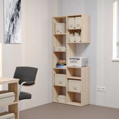 Стеллаж Элемент-2 (дуб сонома) в Снежинске - snezhinsk.mebel24.online | фото 3