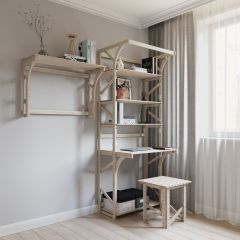 Стеллаж+стол Конструктор Арт.СRСт1-1 в Снежинске - snezhinsk.mebel24.online | фото 6