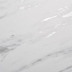 Стол BELLUNO 160 MARBLES KL-99 Белый мрамор матовый, итальянская керамика/ белый каркас, ®DISAUR в Снежинске - snezhinsk.mebel24.online | фото 9