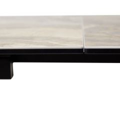 Стол IVAR 180 MARBLES KL-80 Серый мрамор, итальянская керамика, ®DISAUR в Снежинске - snezhinsk.mebel24.online | фото 2