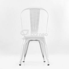 Стул Barneo N-240 Tolix (RAL9003 Белый) в Снежинске - snezhinsk.mebel24.online | фото 2