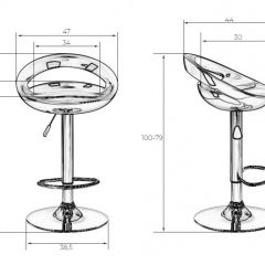 Стул барный DOBRIN DISCO LM-1010 (черный) в Снежинске - snezhinsk.mebel24.online | фото 2