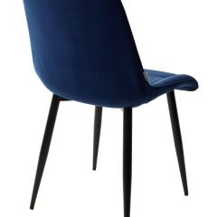 Стул CHIC BLUVEL-86 NAVY BLUE / черный каркас М-City в Снежинске - snezhinsk.mebel24.online | фото 3