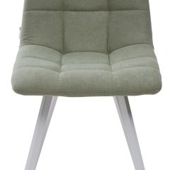 Стул CHILLI SQUARE UF860-11B мятный, ткань/ белый каркас М-City в Снежинске - snezhinsk.mebel24.online | фото 3