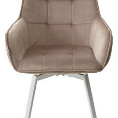 Стул MAVERICK 360 град. поворот. BLUVEL-40 BEIGE/ белый каркас, М-City в Снежинске - snezhinsk.mebel24.online | фото 7