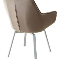 Стул MAVERICK 360 град. поворот. BLUVEL-40 BEIGE/ белый каркас, М-City в Снежинске - snezhinsk.mebel24.online | фото 9