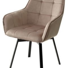 Стул MAVERICK 360 град. поворот. BLUVEL-40 BEIGE/ черный каркас, М-City в Снежинске - snezhinsk.mebel24.online | фото