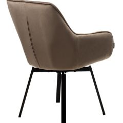 Стул MAVERICK 360 град. поворот. BLUVEL-40 BEIGE/ черный каркас, М-City в Снежинске - snezhinsk.mebel24.online | фото 2
