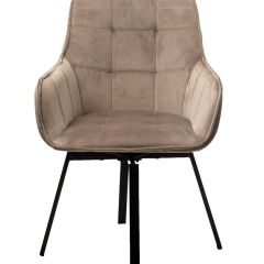 Стул MAVERICK 360 град. поворот. BLUVEL-40 BEIGE/ черный каркас, М-City в Снежинске - snezhinsk.mebel24.online | фото 3