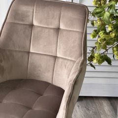Стул MAVERICK 360 град. поворот. BLUVEL-40 BEIGE/ черный каркас, М-City в Снежинске - snezhinsk.mebel24.online | фото 6