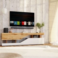 Тумба под ТВ НКМ Дубай секция №4 в Снежинске - snezhinsk.mebel24.online | фото 3