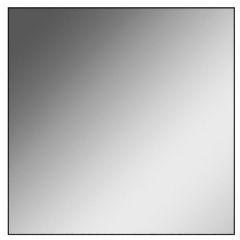 Зеркало Corsica 500х500 black без подсветки Sansa (SB1063Z) в Снежинске - snezhinsk.mebel24.online | фото