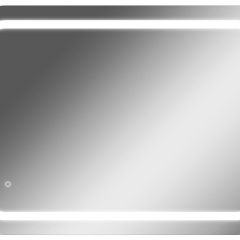 Зеркало Elis 100 white с подсветкой Sansa (SEe1045Z) в Снежинске - snezhinsk.mebel24.online | фото