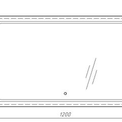 Зеркало Galaxy 120 alum с подсветкой Sansa (SG1010Z) в Снежинске - snezhinsk.mebel24.online | фото 7