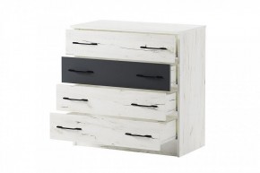БЕАТРИС Комод К800 (дуб крафт белый/антрацит) в Снежинске - snezhinsk.mebel24.online | фото 3