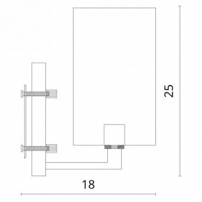 Бра Divinare Porta 5933/01 AP-1 в Снежинске - snezhinsk.mebel24.online | фото 3