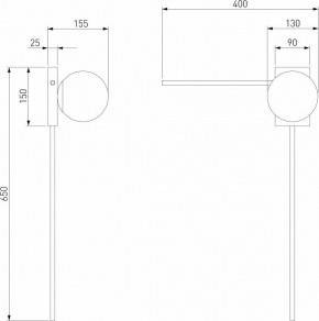 Бра Eurosvet Fredo 40034/1 латунь в Снежинске - snezhinsk.mebel24.online | фото 4