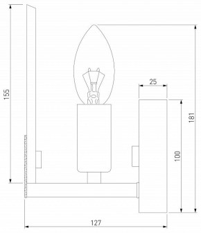 Бра Eurosvet Marble 60158/1 латунь в Снежинске - snezhinsk.mebel24.online | фото 3