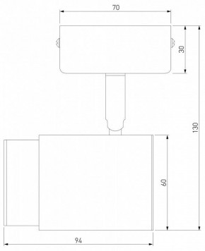 Бра Eurosvet Morgan 20124/1 белый/ черный в Снежинске - snezhinsk.mebel24.online | фото 3