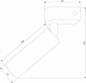 Бра Eurosvet Pitch 20143/1 LED черный в Снежинске - snezhinsk.mebel24.online | фото 2