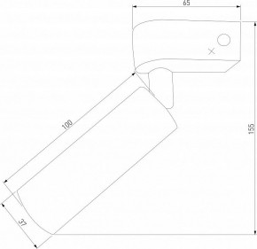 Бра Eurosvet Pitch 20143/1 LED латунь в Снежинске - snezhinsk.mebel24.online | фото