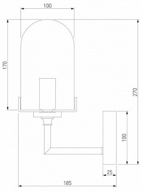 Бра Eurosvet Pluto 60156/1 хром в Снежинске - snezhinsk.mebel24.online | фото 2