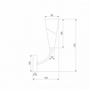 Бра Eurosvet Rhyton 60167/1 латунь в Снежинске - snezhinsk.mebel24.online | фото 5