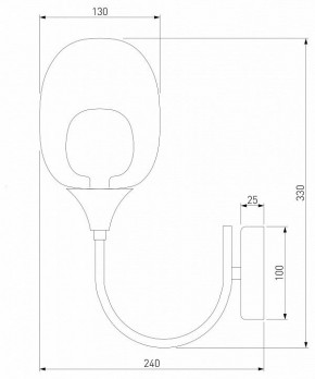 Бра Eurosvet Spritz 70218/1 латунь в Снежинске - snezhinsk.mebel24.online | фото 4