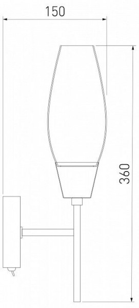Бра Eurosvet Thalia 60140/1 сатин-никель в Снежинске - snezhinsk.mebel24.online | фото 3