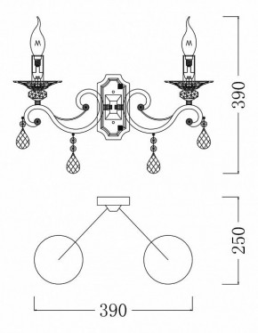 Бра Maytoni Grace ARM247-02-G в Снежинске - snezhinsk.mebel24.online | фото 4