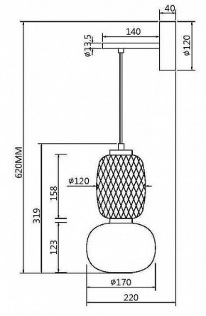 Бра Maytoni Pattern MOD267WL-L18G3K в Снежинске - snezhinsk.mebel24.online | фото 4